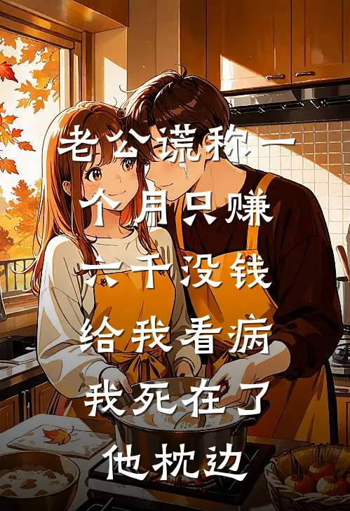 老公谎称一个月只赚六千没钱给我看病，我死在了他枕边