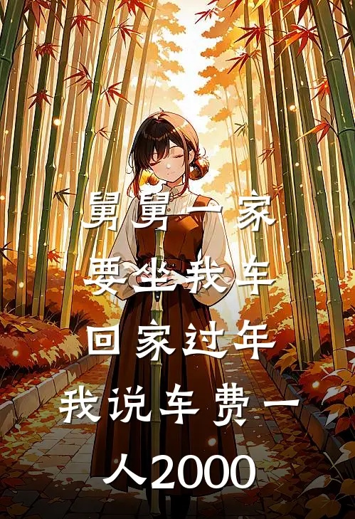 舅舅一家要坐我车回家过年，我说车费一人2000