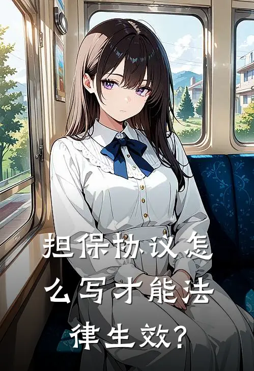 担保协议怎么写才能法律生效?