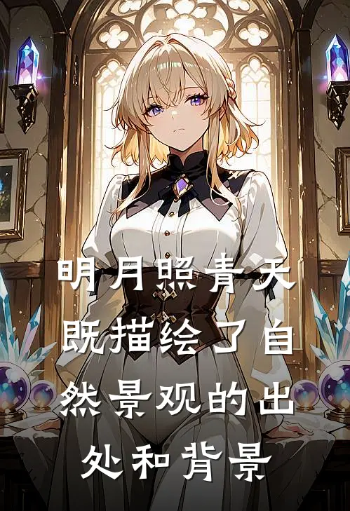 明月照青天,既描绘了自然景观的出处和背景